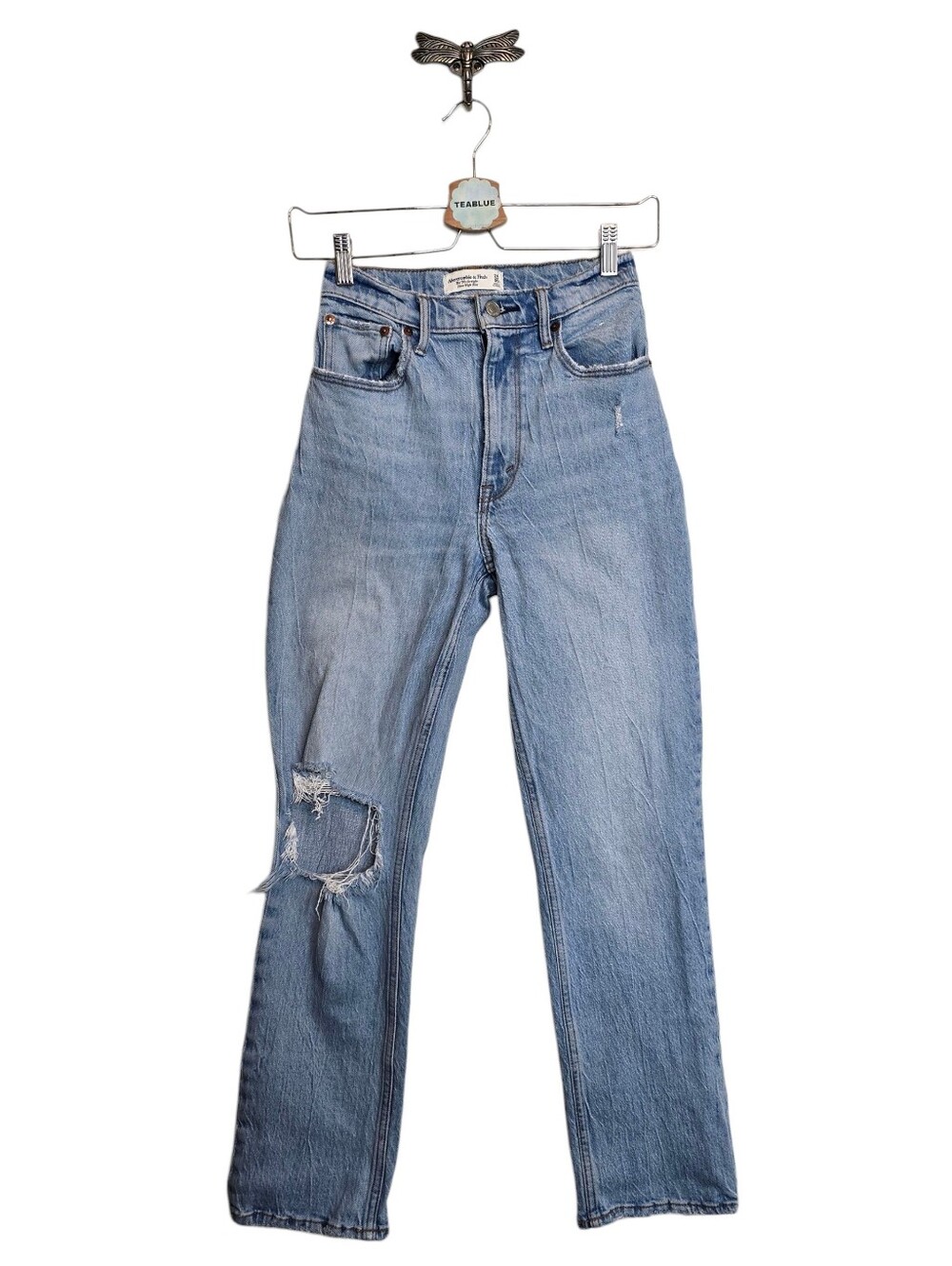 Abercrombie & Fitch 24 Curve Love The '90s Straight Ultra High Rise Jean 24/00s